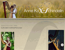 Tablet Screenshot of anne-harfe.de